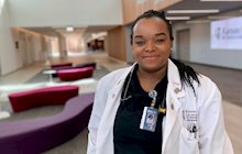 Chanel Epps, first-year osteopathic medical student